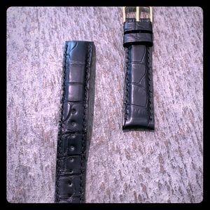 Black crocodile Vacheron Constantine watch band.